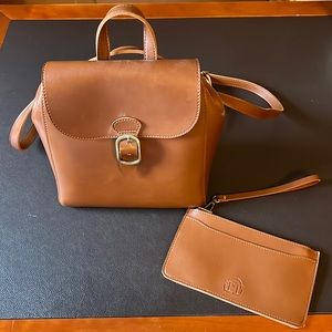 Backpack purse with a wristlet. Used twice like new.